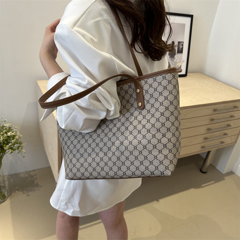 luxury branded ladies handbags PU leather big cross body tote bags messenger handbag chain tote shoulder bag