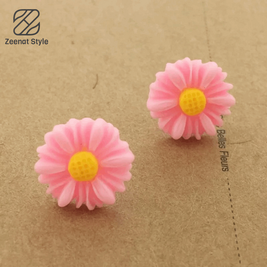 ZTS Rose Ear Ring For Baby Girls