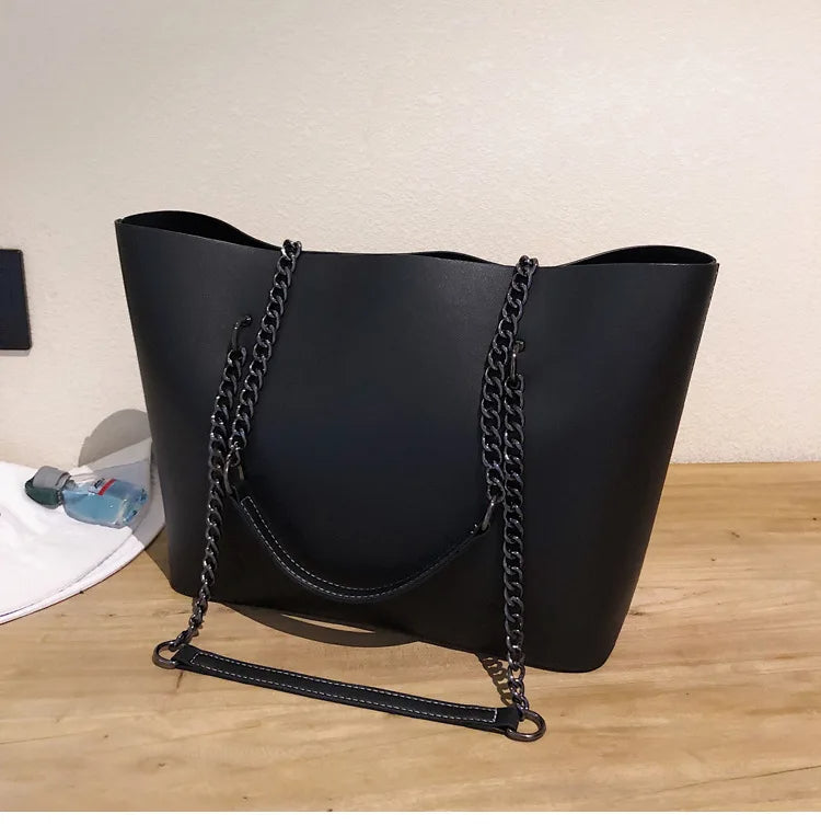 Women PU Leather large capacity Designer Shoulder Bag Messenger Tote Bags Top Handle Purse Big Ladies Handbags